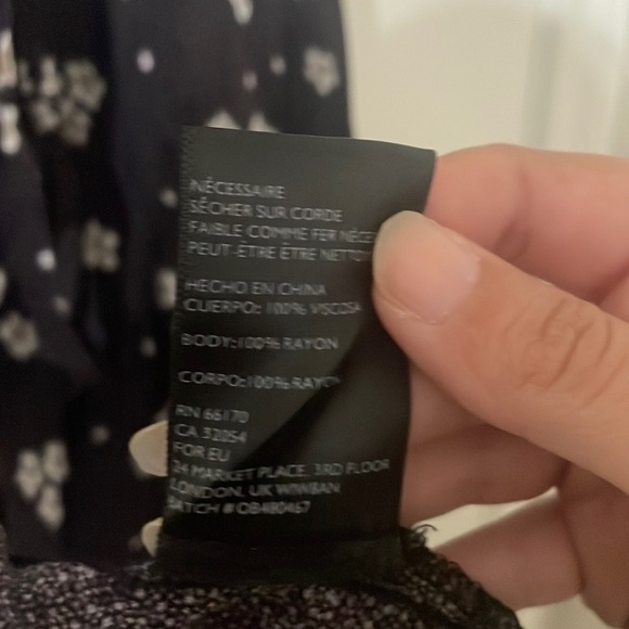 Kimchi Blue Lucy Floral Printed Shirt Dress Size XS - Picture 10 of 15